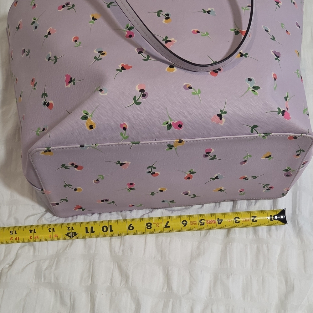 kate spade Lilac Floral Print Tote - Picture 5 of 13